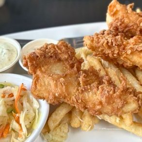 Fish and Chips at Block 15 Brewing in Corvallis, Oregon