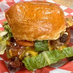 Billy's Ultimate Bacon Cheeseburger at Burger Billy’s Joint in Arlington, Virginia
