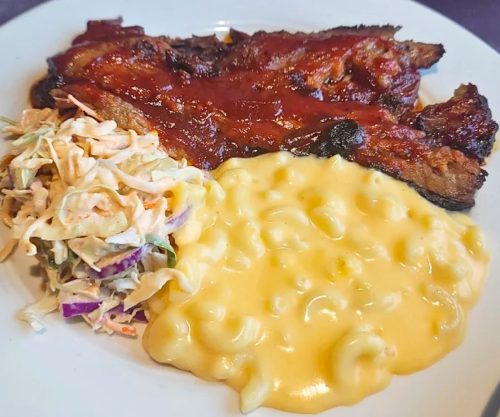 Brisket Plate at Cadillac Cafe in Wasilla, Alaska