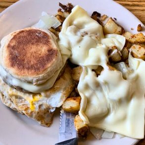 McDot Deluxe at Dot's Restaurant in Wilmington, Vermont