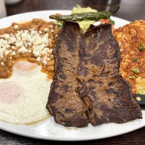 Carne Asada Breakfast at Sparks Coffee Shop in Sparks, Nevada