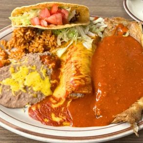 Miguel's Delight at Jerry's Cafe in Gallup, New Mexico