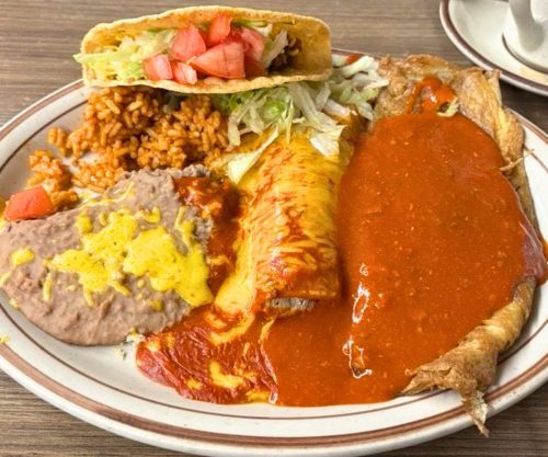 Miguel's Delight at Jerry's Cafe in Gallup, New Mexico