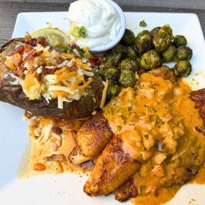 Carpet Bagger Catfish at Crawdaddy's in Cookeville, Tennessee