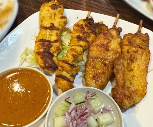 Chicken Satay at Thai Bistro in Lawton, OK