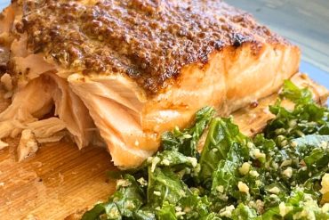 Cedar Plank Salmon at Beach House in Pompano Beach, FL