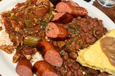 Louisiana Platter at Flying Mango in Des Moines, IA