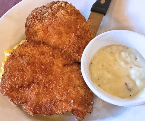 Chicken Fried Chicken at Gella's Diner & Lb Brewing in Hays, KS