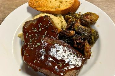 Homemade Meatloaf at Black Mountain Bistro and Bar in Bullhead City, Arizona