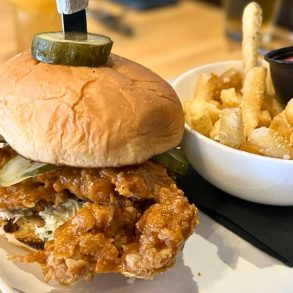 Fried Chicken Sandwich at Cribbs Kitchen in Spartanburg, SC