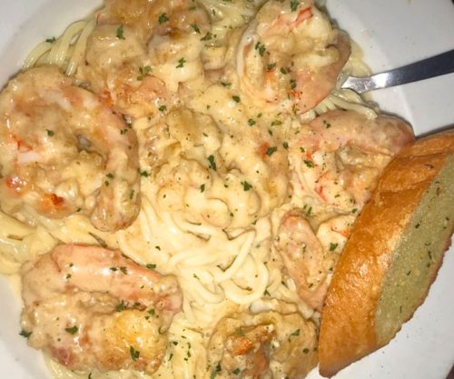 Shrimp Scampi at Black Mountain Bistro and Bar in Bullhead City, Arizona