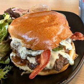 Jalapeno Burger at The Original Hills Kitchen in Rancho Cucamonga, California