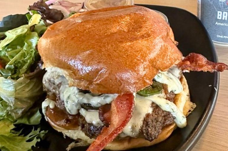 Jalapeno Burger at The Original Hills Kitchen in Rancho Cucamonga, California