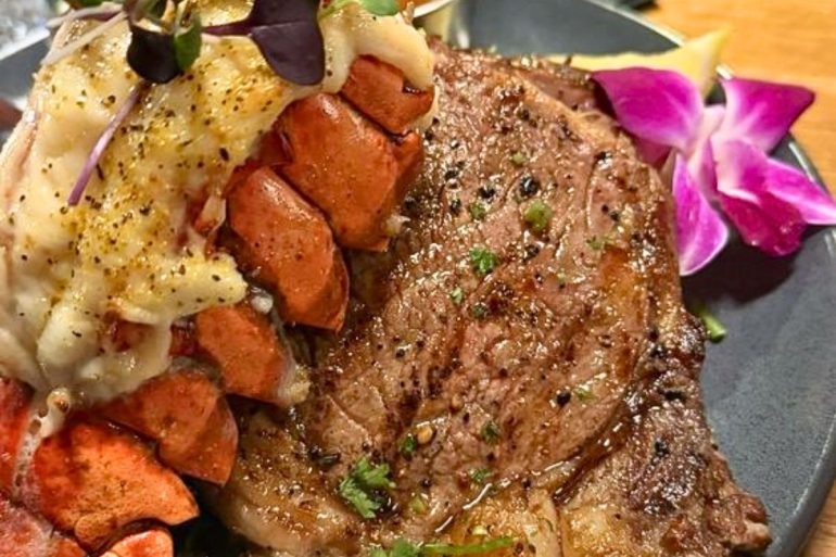 Steak and Lobster at Station 16 in Elk Grove, California