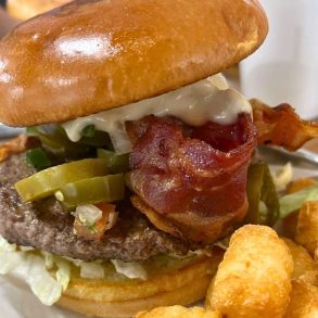 Mexican Burger at The Shack in San Antonio, Texas