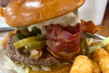 Mexican Burger at The Shack in San Antonio, Texas