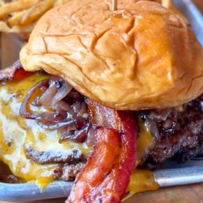 Jam Good Bacon Burger at Surfin' Betty's Burger Bar in Ocean City, Maryland