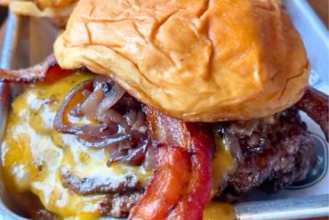 Jam Good Bacon Burger at Surfin' Betty's Burger Bar in Ocean City, Maryland