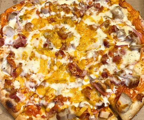 We Put That Stuff On Everything Pizza at Gatlinburg Brewing Company in Gatlinburg, TN