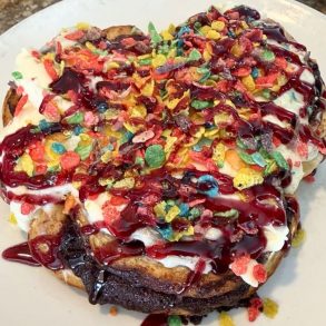 Fruity Pebble Cinnamon Bun at Hershey Pantry in Hershey, Pennsylvania