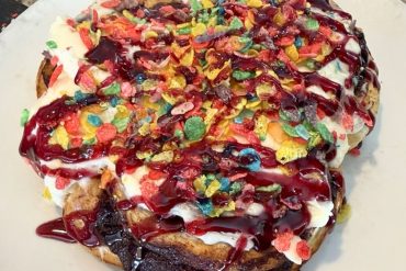Fruity Pebble Cinnamon Bun at Hershey Pantry in Hershey, Pennsylvania