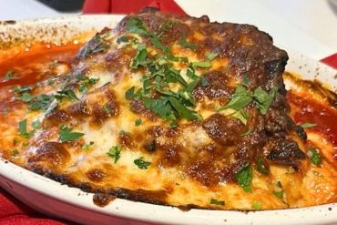 Lenny's Lasagna at Marcolino's Italia Restaurant in Reno, Nevada