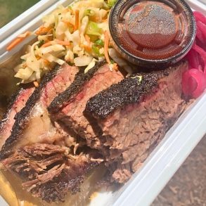 Texas-Style Brisket at Lawrence Barbecue in Cary, North Carolina