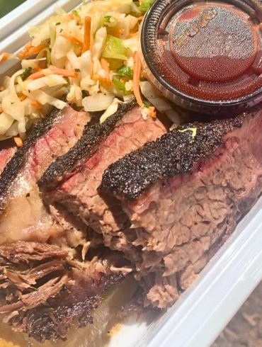 Texas-Style Brisket at Lawrence Barbecue in Cary, North Carolina