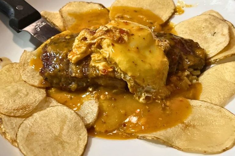 Portuguese Steak at La Familia Restaurant in Taunton, MA
