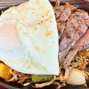 Steak Skillet at Siena Cafe in Irving, Texas