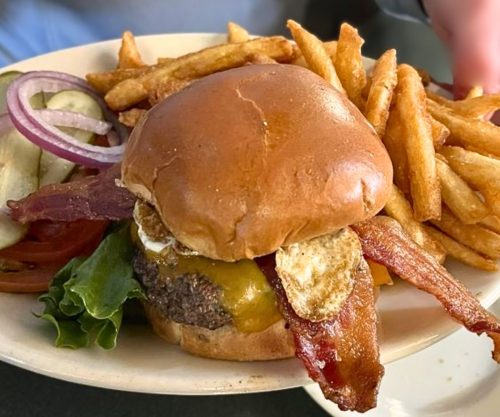 Flat Branch Burger at Flat Branch Pub & Brewing in Columbia, Missouri