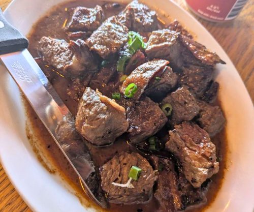 Steak Tips at Killian's in Spearfish, SD