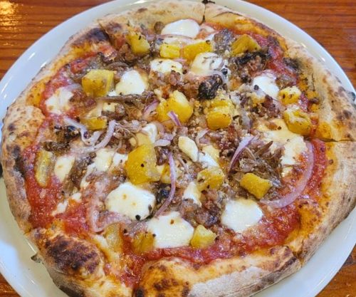 Hawaiian at Frank's Pizza Napoletana in Shreveport, Louisiana