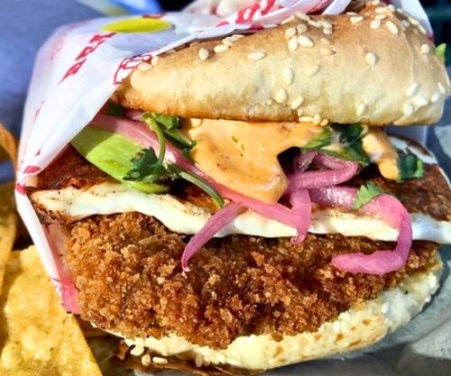 Chicken Cemita at Street in Portsmouth, New Hampshire