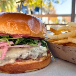 Fancy Pants Burger at Lucky Luke Brewpub in Lancaster, California