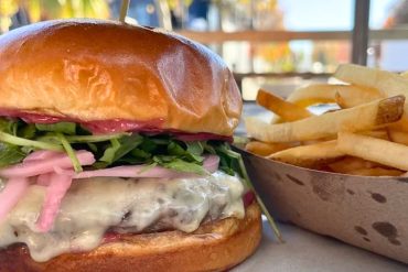 Fancy Pants Burger at Lucky Luke Brewpub in Lancaster, California