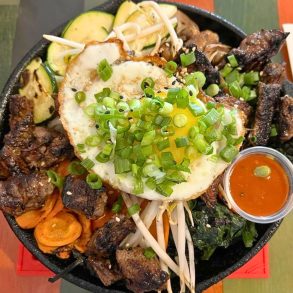 Korean Bibimbap at Street in Portsmouth, New Hampshire