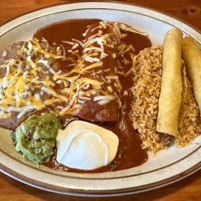 Combination Plate at Los Cerritos Mexican Kitchen in Roswell, NM