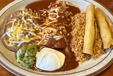 Combination Plate at Los Cerritos Mexican Kitchen in Roswell, NM