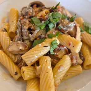 Rigatoni Porcini at Posto 22 in New Rochelle, New York