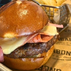 Spartan Burger at Vagabond Kitchen & Tap House in Atlantic City, New Jersey