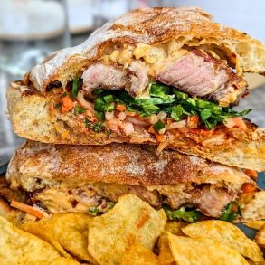 Banh Mi Sandwich at Meat & Cheese in Aspen, Colorado