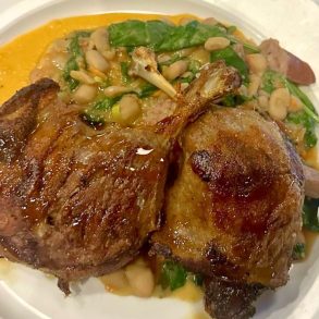 Duck a L'Orange at Georges French Bistro in Wichita, Kansas