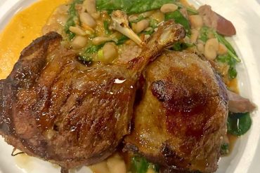 Duck a L'Orange at Georges French Bistro in Wichita, Kansas