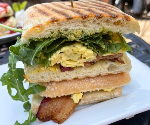 Lia's Breakfast Sandwich at The Hen House of Wheaton in Wheaton, Illinois