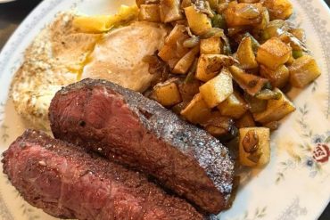 Steak and Eggs at Local Feed in Georgetown, Kentucky