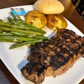 NY Strip at Show Stoppers in Lincoln, Nebraska