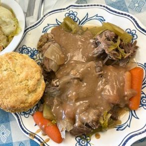 Grammie's Pot Roast at Julia Belle's in Florence, South Carolina