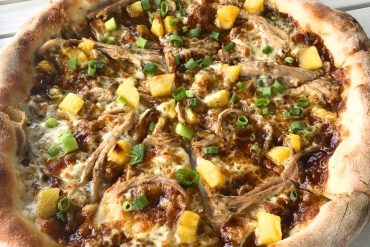 Luau Pizza at Kai Eats + Drinks in Kailua-Kona, Hawaii