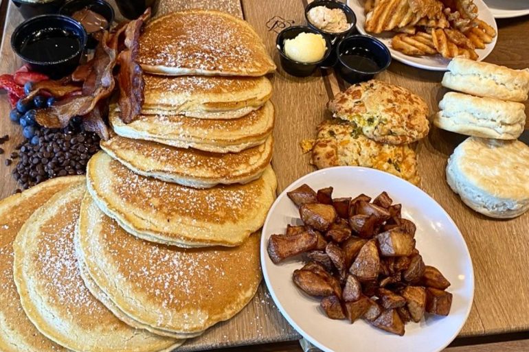 Pancake Board at Antilogy in Greenwood, Indiana
